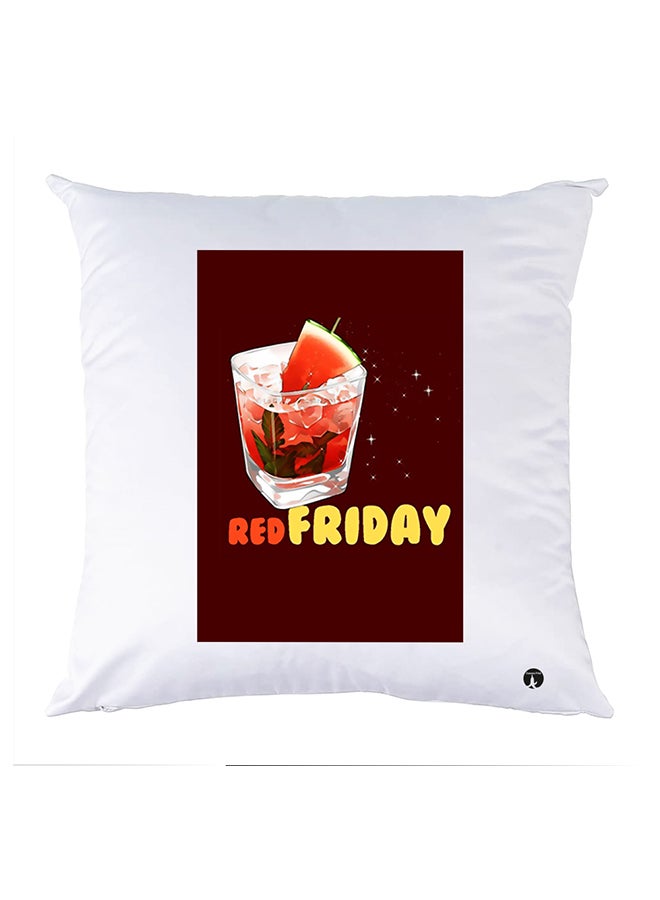 بي بي وسادة مزيّنة بنقشة مطبوعة polyester أبيض 30x30سم