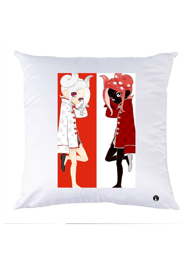 بي بي غطاء وسادة مطبوع polyester أبيض 30x30سم