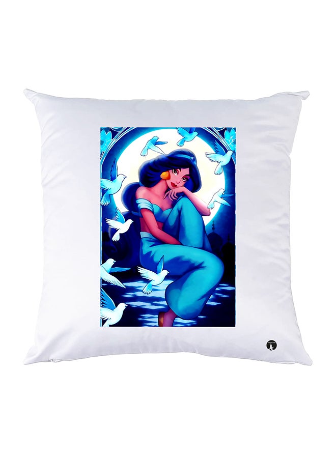 بي بي غطاء وسادة مطبوع polyester أبيض 30x30سم