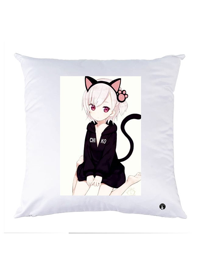 BP Printed Pillow Case polyester White 30x30cm