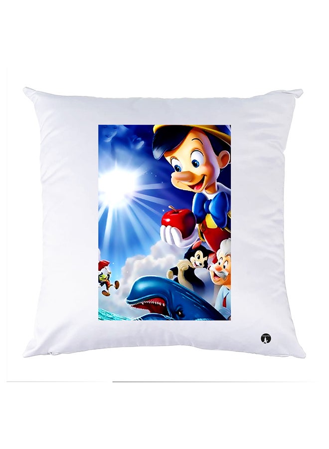 بي بي وسادة مزيّنة بنقشة مطبوعة polyester أبيض 30x30سم