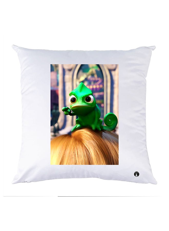 Printed Pillow Case polyester White 30x30cm