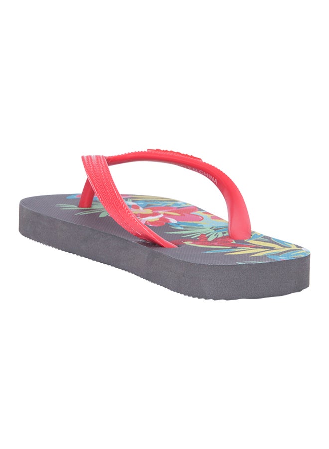 Tuc Tuc - Girls Floral Bahia Flip-Flops Red - Image 1