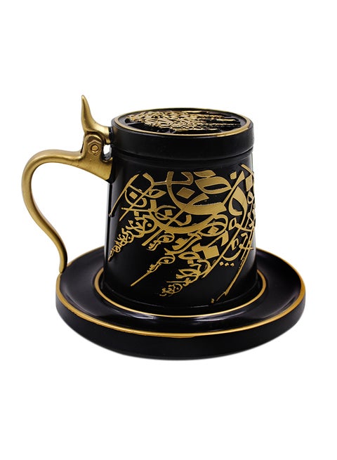 Luxury Bakhoor Burner For Home And Outdoor Without incense Multicolour 9x9x9cm