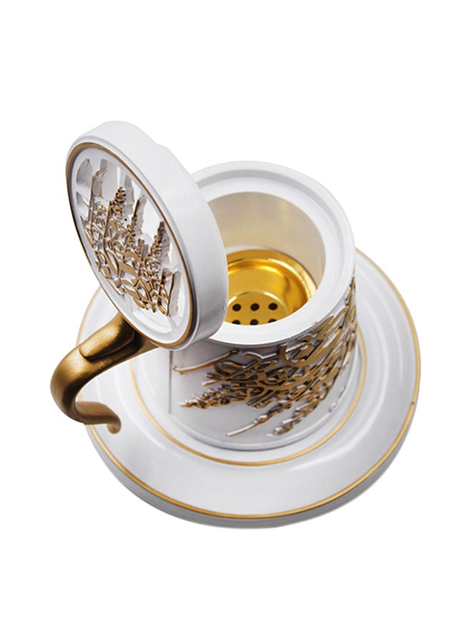 Biki Luxury Bakhoor Burner For Home And Outdoor Without incense Multicolour 9x9x9cm - Image 1