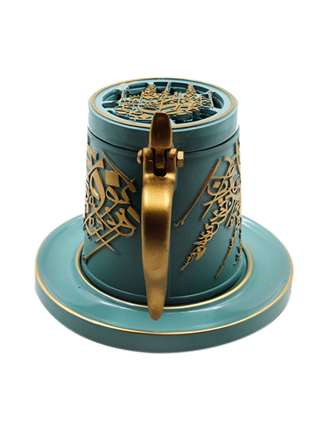 Biki Luxury Bakhoor Burner For Home And Outdoor Without incense Multicolour 9x9x9cm - Image 3