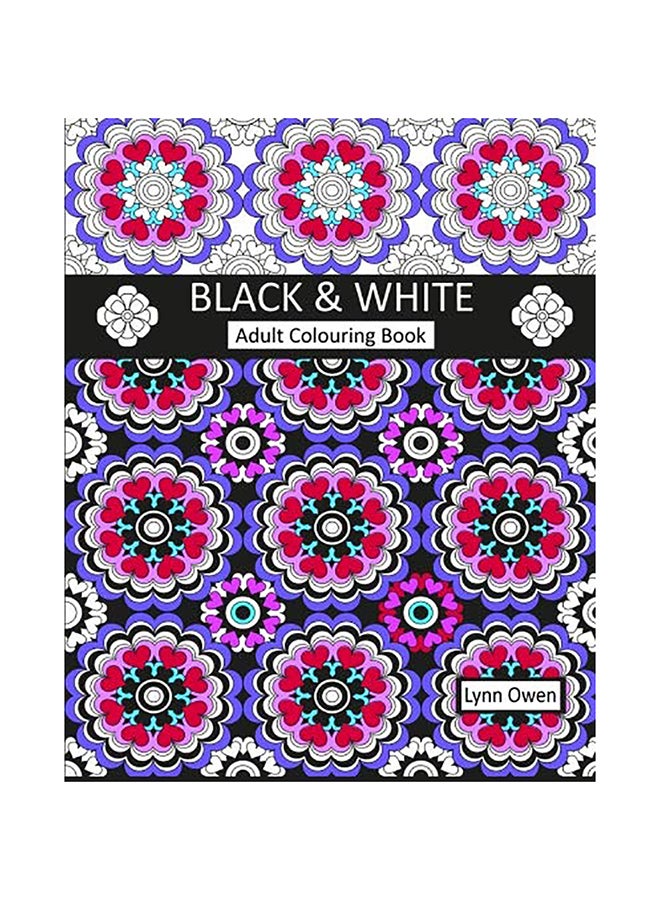 Black And White Colouring Book paperback english 