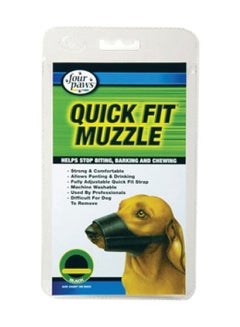 four paws Quick Fit Muzzle Black Medium 