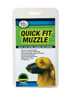 four paws Quick Fit Muzzle Black Medium 