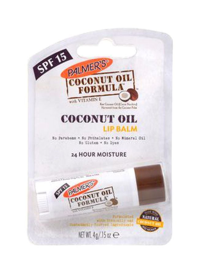 زبدة الشفاه بتركيبة زيت جوز الهند مع عامل حماية من الشمس SPF15 4جرام