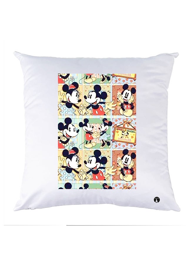 بي بي غطاء وسادة مطبوع polyester أبيض 30x30سم