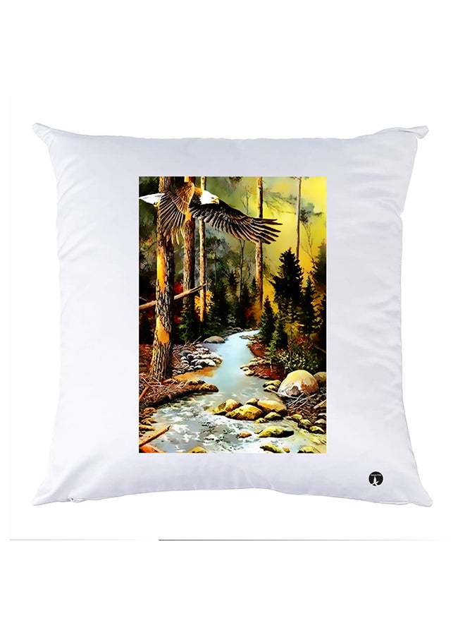 بي بي وسادة مزيّنة بنقشة مطبوعة polyester أبيض 30x30سم