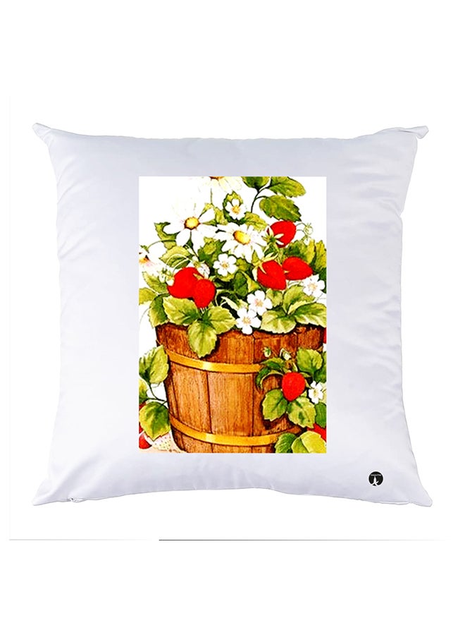 بي بي غطاء وسادة مطبوع polyester أبيض 30x30سم