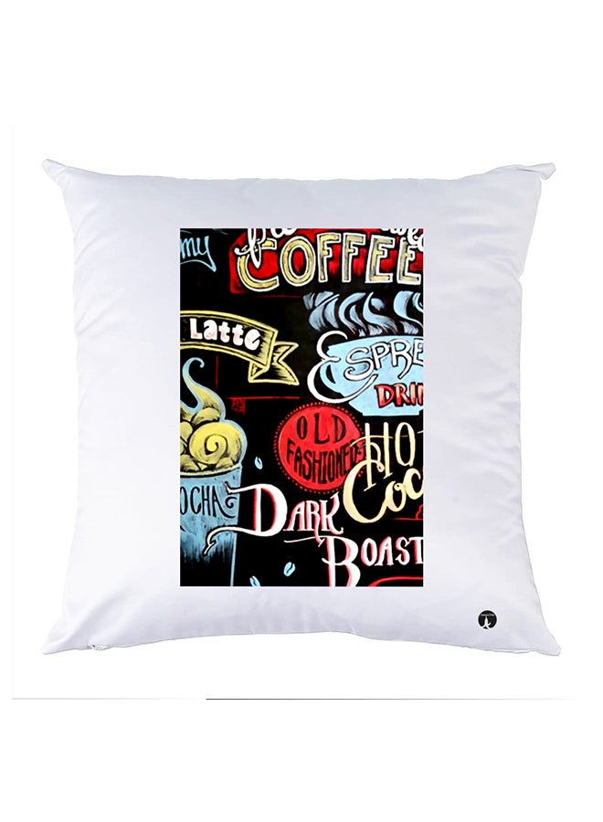 بي بي وسادة مزيّنة بنقشة مطبوعة polyester أبيض 30x30سم