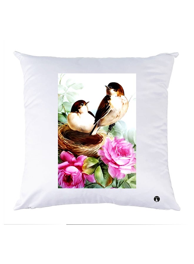 BP Printed Pillow Case polyester White 30x30cm
