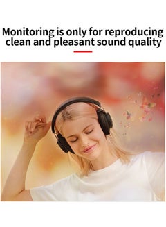 Bluedio TM Bluetooth On-Ear Headphones With Mic Black  - Image 3