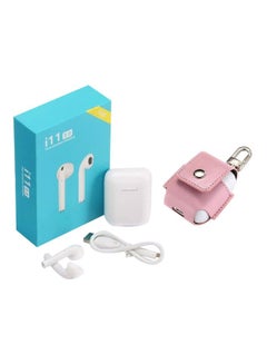 Bluetooth In-Ear Earbuds With Charging Case And Cover White/Pink