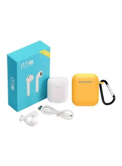 i11 Bluetooth In-Ear Earphones With Charging Case And Cover White