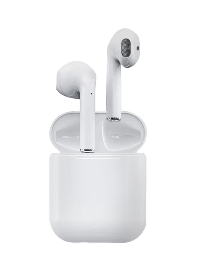 TWS - i12 Bluetooth In-Ear Earphones With Charging Case And Case Cover White - Image 1