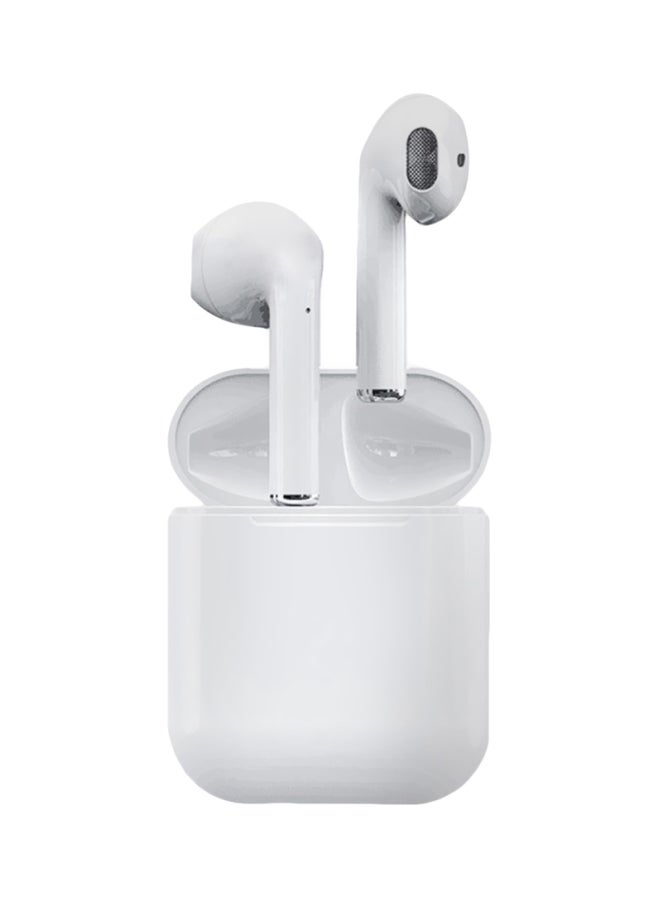 TWS - I12 In-Ear Bluetooth Earphones With Charging Case And Cover White/Purple - Image 1