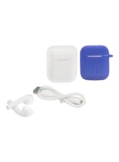 TWS i11 Bluetooth In-Ear EarPods With Charging Case, Cover And Cable White/Blue  - Image 1