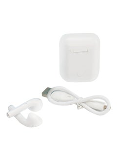 TWS i11 Bluetooth In-Ear Earphones With Charging Case, Cover And Cable White/Pink  - Image 2