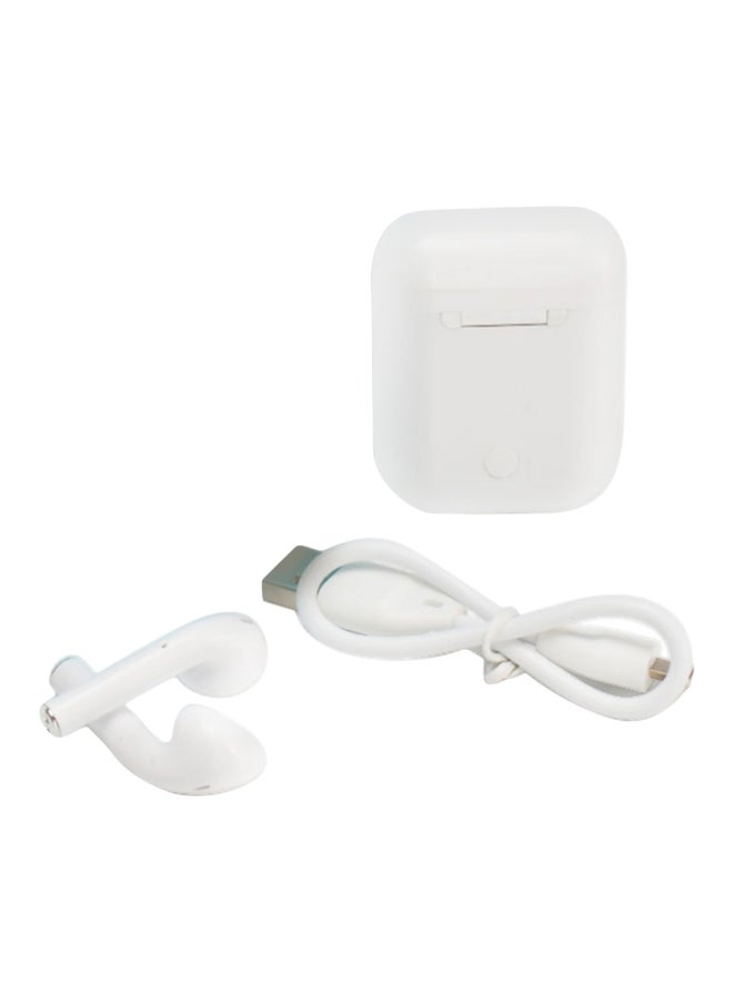 TWS i11 Bluetooth In-Ear Earphones With Charging Case, Cover And Cable White/Pink - Image 2