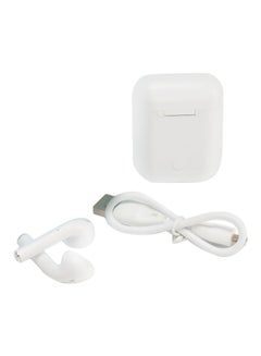 TWS i11 Bluetooth In-Ear Earphones With Charging Case, Cover And Cable White/Red  - Image 2
