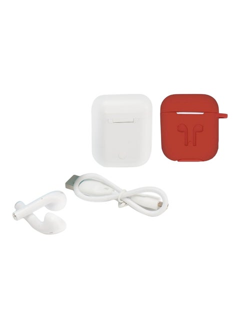 i11 Bluetooth In-Ear earphone With Charging Case, Cover And Cable White/Brown