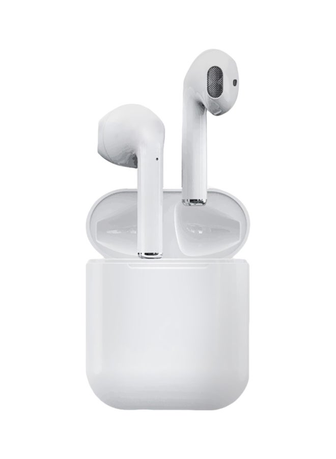 TWS i12 Bluetooth In-Ear Earbuds With Charging Case And Cover White/Pink  - Image 2