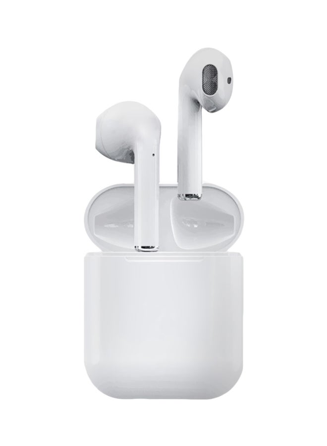 TWS - i12 Bluetooth In-Ear Earbuds With Charging Case And Cover White/Blue - Image 1
