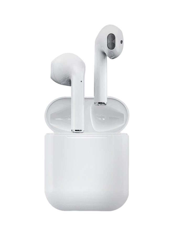 TWS - i12 Bluetooth In-Ear Earbuds With Charging Case And Cover White/Pink - Image 1