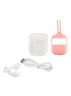 TWS i11 Bluetooth In-Ear Earbuds With Charging Case And Cover White/Pink  - Image 1