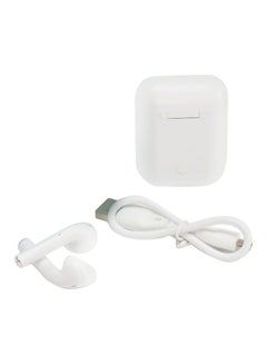 TWS i11 Bluetooth In-Ear Earbuds With Charging Case And Cover White/Pink  - Image 2