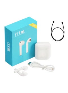 I11 Bluetooth In-Ear Earphones With Mic And Extension Cord White/Black