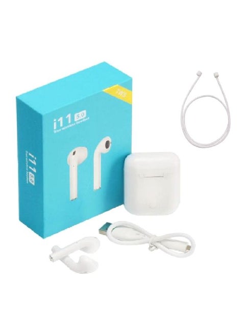 I11 Bluetooth In-Ear Earphones With Extension Cord Set White