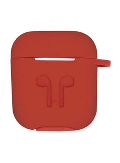TWS i12 Bluetooth In-Ear Earphones With Charging Case And Cover White/Red  - Image 2