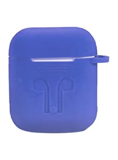 TWS i12 Bluetooth In-Ear Earphones With Charging Case And Case Cover White/Blue  - Image 2