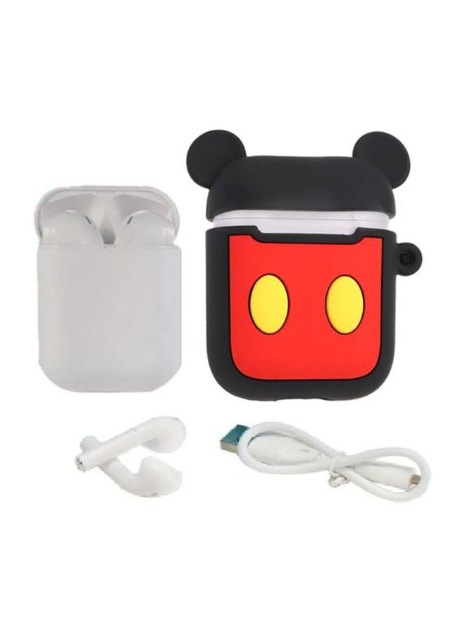 TWS - i11 Bluetooth In-Ear Earphones With Charging Case And Cover White/Red/Yellow - Image 1