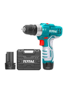 Total Tools Lithium-Ion Cordless Drill Black/Turquoise/Grey 
