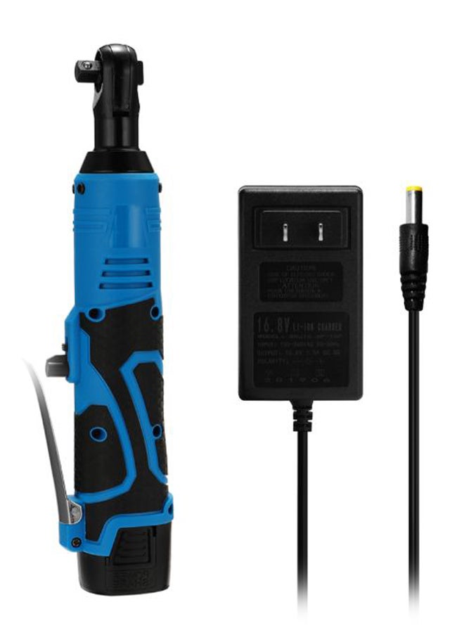 مفتاح ربط كهربائي متعدد الوظائف قابل للشحن مع شاحن أسود/أزرق 300 x 45مم - Image 1