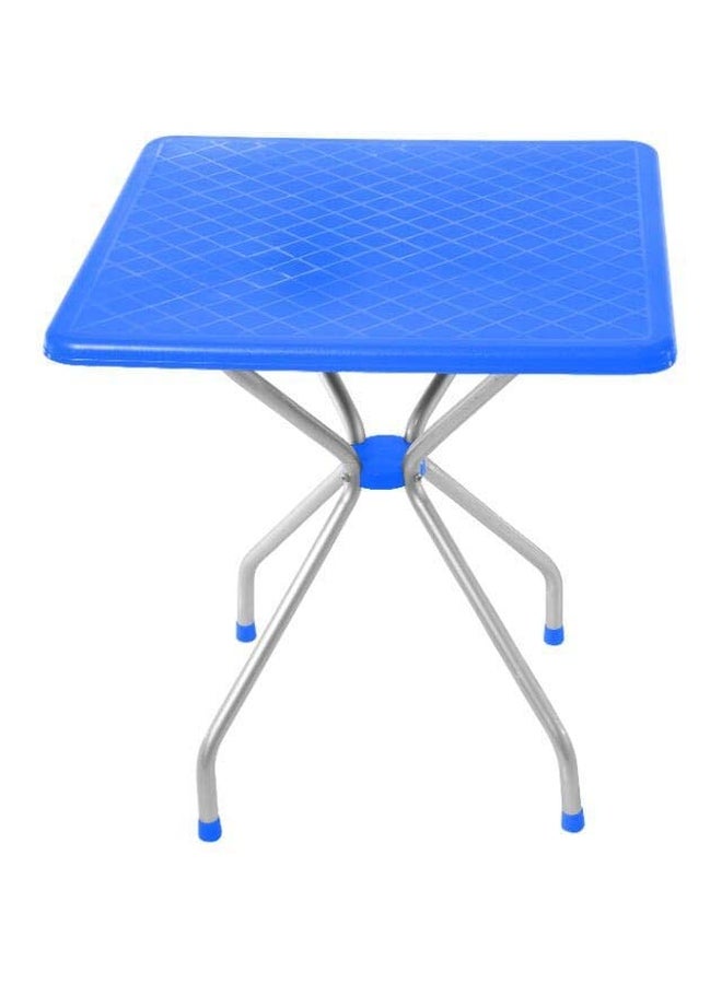 Plastic Table Blue 70x70x76cm