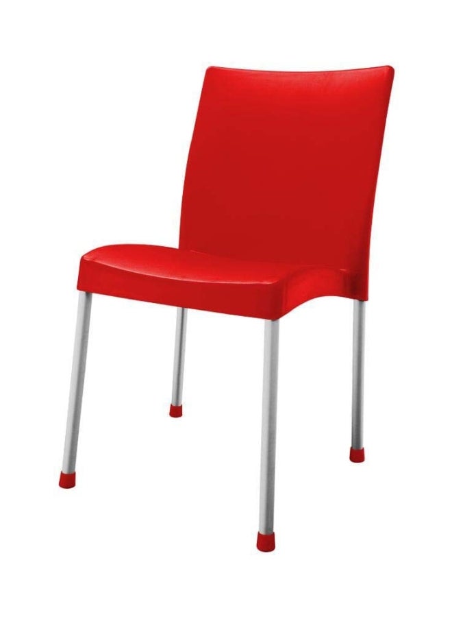 Style Plastic Chair Red 43x82x41cm