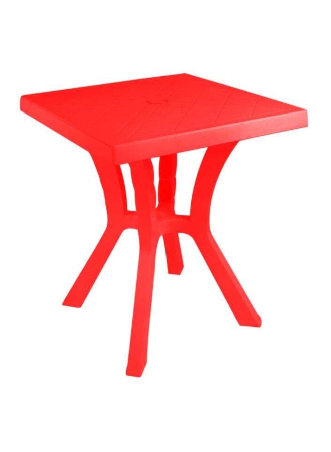 Carmin Square Table Red 60x70x60cm
