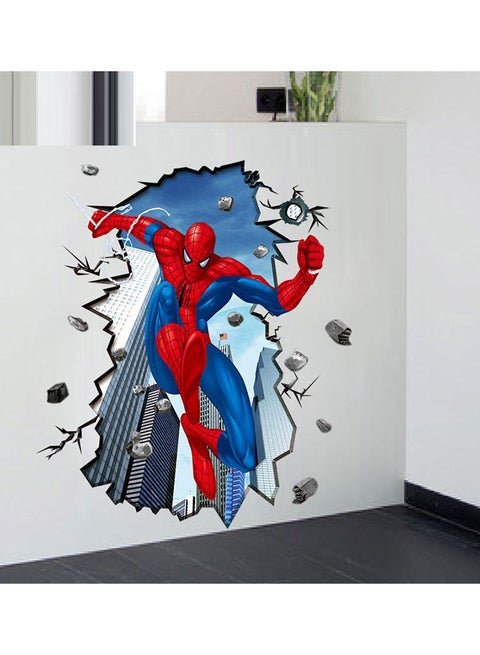 Spider Man 3D Wall Stickers Multicolour 60x90cm