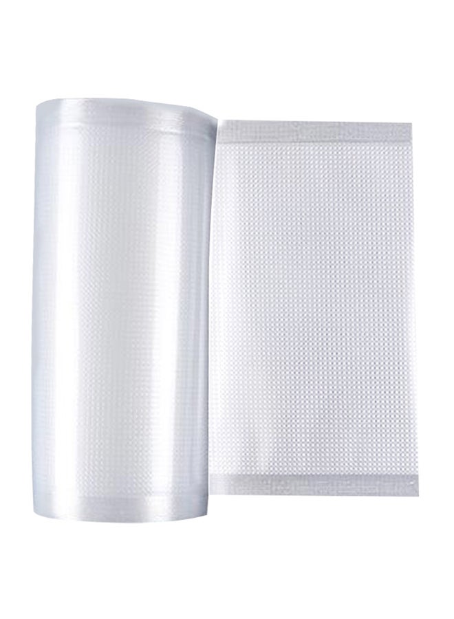 2-Piece Food Saver Vacuum Sealer Roll Set Clear