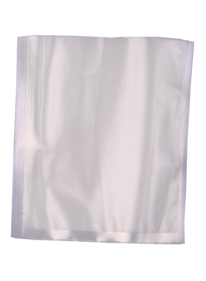 100-Piece Universal Pre-Cut Food Saver Vacuum Sealer Bag Set Clear