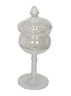 China Heat-Resistant Glass Refillable Incense Burner Clear 25 x 9cm  - Image 1