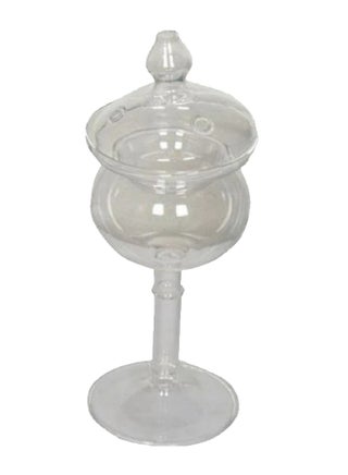 Heat-Resistant Glass Refillable Incense Burner Clear 25 x 9cm - v1595351249/N39178420A_1