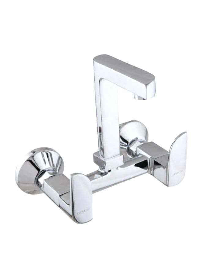 IPM Bath Fittings Wall Mounted Sink Mixer Silver